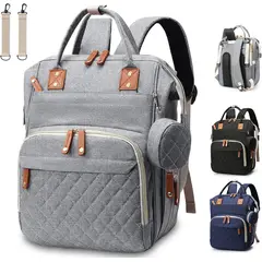 JON DI GROUP SAS - Pañalera para Bebe Morral Multiuso Basic 3 -1 con USB - Gris