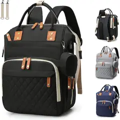 JON DI GROUP SAS - Pañalera para Bebe Morral Multiuso Basic 3 -1 con USB -Negro
