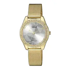 Q&Q - Reloj de moda para Mujer Dorado + Caja