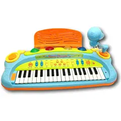 GENERICO - Piano Organeta Niño Con Micrófono Luces y Melodias