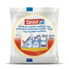 TESA - Cinta Ancha De Enmascarar Y Empaque 48 X 40