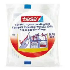 TESA - Cinta Enmascarar Y Empaque 12 X 25