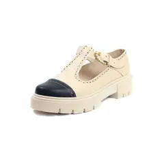 BALLERINA - Ballerinas Mafalda 3 Beige X Negro