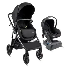 BEBESIT - Coche Bebé Travel System Cosmos Negro