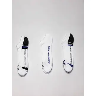CALVIN KLEIN - Paquete De 3 Pares De Medias Con Logo Y Diseño Mujer Blanco