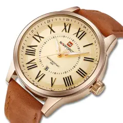 NAVIFORCE - Reloj Original Nf9126 Marrón Estuche