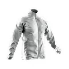 ARMAZI SPORT - CHAQUETA ROMPEVIENTOS CICLISMO RUTA MTB BIKE CYCLING GRIS REFLECTIVA.