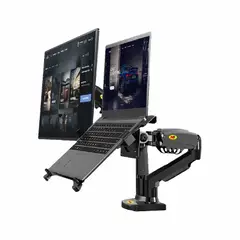 NORTH BAYOU - Soporte Ergonómico Para Monitores Y Portátil A Escritorio