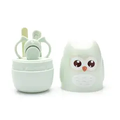 GENERICO - Kit De Corta Uñas Para Bebes Diseño Búho Verde
