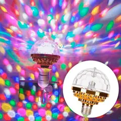 COMPRALOENCASA COM - Bombillo led giratorio rgb discotequero luz navidad xx211