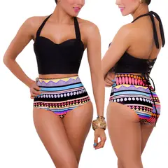 PRAIE - Vestidos de baño bikinis panty altos copas trajes 1642