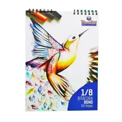 POINTER - Bitácora 1/8 En Bond 115 Grs Argollada X 50 Hojas