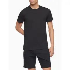 CALVIN KLEIN - Paquete De 3 Camisetas Negras Slim Para Hombre
