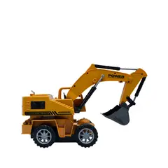 TOYLOGIC - Maquina Retro Excavadora Control Remoto Control Tipo Timon Toy Logic