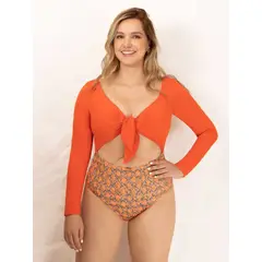 HABY - Vestido de Baño Entero Manga Larga