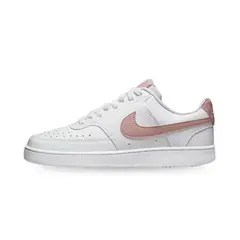 NIKE - Tenis Court Vision Mujer-Blanco/Rosa