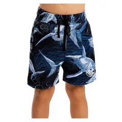 PRAIE - Pantaloneta de Baño Niño 2334BN Tiburones Antifluido Inteligente_.