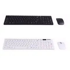 GENERICO - Teclado Mouse Inalambrico Numérico K-06 Blanco