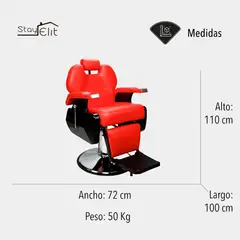 STAY ELIT - Sillon Barbero Peluqueria Silla Barberia Estetica-