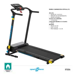 SPORT FITNESS - CAMINADORA VERSALLES TD136A SPORTFITNESS