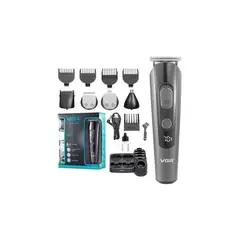 VGR - Maquina patillera corta pelo profesional recargable 5 en 1_.