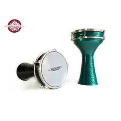 GENERICO - Darbuka Instrumento - Verde martillada.