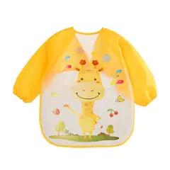 ENFANT'ASY - Babero Delantal Bebés Niños Manga Larga Impermeable-