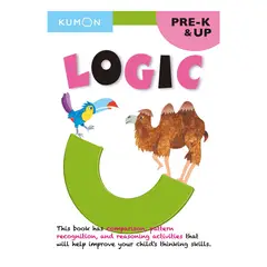 GENERICO - Libro Kumon Pre-k Up Logic En Ingles Para Niños Y Niñas