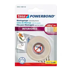 TESA - Cinta Doble Faz Espuma 18 Mm X 1 Mt