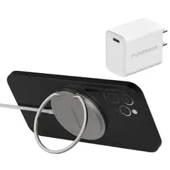 PURE GEAR - Cargador Magnetico 15W con Cargador de Pared