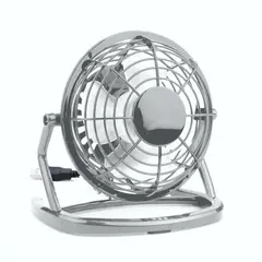 GENERICO - Ventilador Usb Portátil Ajustable Ligero Silencioso Gris
