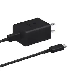SAMSUNG - Cargador Pared 45W USB C con Cable USB C a USB C