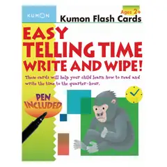 JUGANDO Y EDUCANDO - Tarjetas Didácticas Kumon Aprende La Hora En Ingles Niños