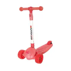 GENERICO - Scooter patineta para niños con luces y musical rosa.