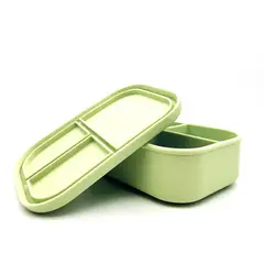 ENFANT'ASY - Lonchera Con Compartimientos Para Niños Adultos En Silicona.