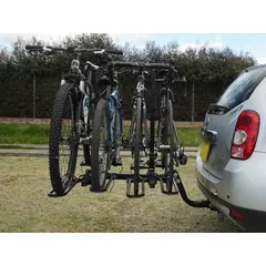 GENERICO - SOPORTE ABW PORTABICICLETAS DE TIRO BANDEJA 3 BICICLETAS