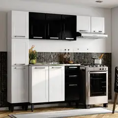BERTOLINI - Cocina Integral en Acero al Carbón 210m Incluye Lavaplatos