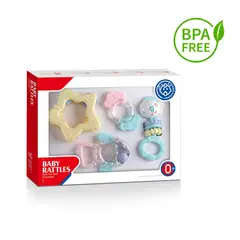 KIDSHOP - Set Kit De Mordedores Y Sonajeros X 4 Unidades Jr056