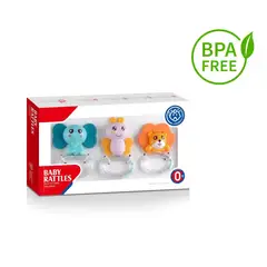 KIDSHOP - Set Kit De Mordedores Y Sonajeros X 3 Unidades Jr058