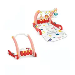 KIDSHOP - Andadera Gimnasio Bebes Primeros Pasos 2 En 1 HR5620 Rosa