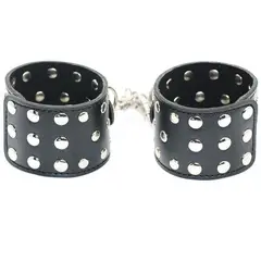 LUST - Esposas De Cuero Con Taches Bondage