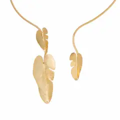 ENIGMA - Collar Gargantilla Hojada.