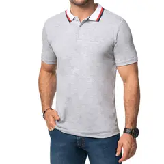 CROYDON - Camiseta Polo Felipe Gris para Hombre