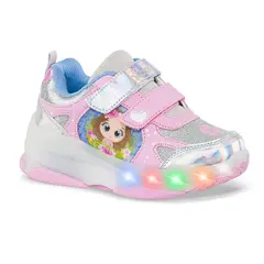LOS GOMOSOS - Tenis Patines Luces Xixi Rosa-Plata para Niña