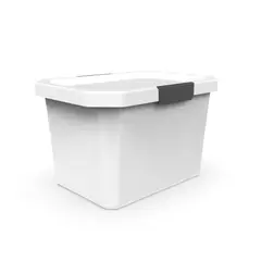 ESTRA - Recipiente con broches Estrabox 20L Blanco-Congelacion