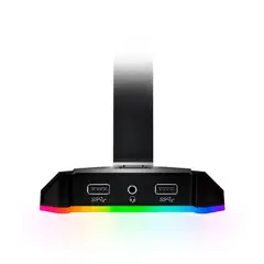 VSG COLOMBIA - Soporte Para Audifonos Vsg Atlas Rgb Hub Usb 35mm Vg-hh136