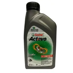 CASTROL - LUBRICANTE ACTEVO 20W50 MOTOS 4 TIEMPOS