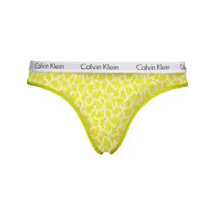 CALVIN KLEIN - Pantie Amarillo Tipo Brasilera En Encaje