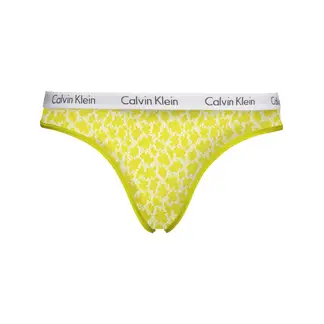 CALVIN KLEIN - Pantie Amarillo Tipo Brasilera En Encaje