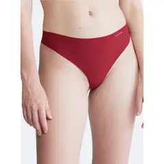 CALVIN KLEIN - Tanga Clásica Mujer Rojo